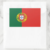 Portugal-vlaggen Rechthoekige Sticker (Tas)