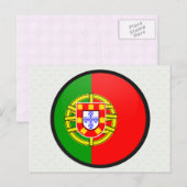 Portugal - vlaggencirkel briefkaart (Voorkant / Achterkant)