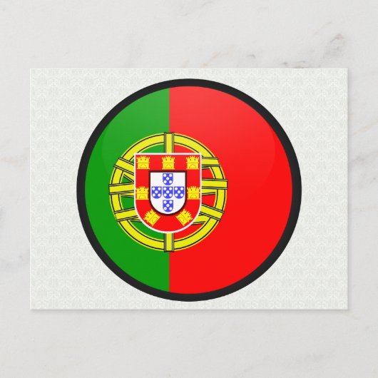 Portugal - vlaggencirkel briefkaart (Voorkant)