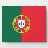 Portugal vlaggenPlaque Fotoplaat (Voorkant)