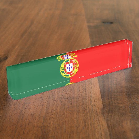 portugal - vlaggensymbool naambordje (Zijkant)