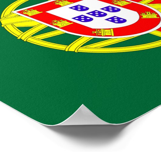 portugal - vlaggensymbool poster (Hoek)