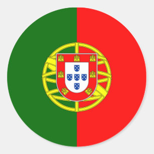 Portugal Vlagsticker – Portugese Trots Ronde Sticker