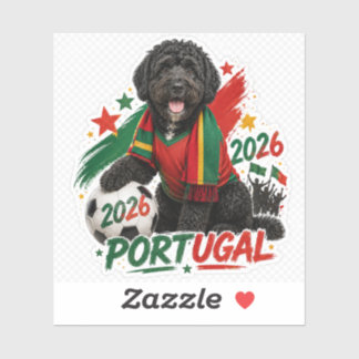 Portugal Voetbal 2026 Hond Sticker Team Portugal