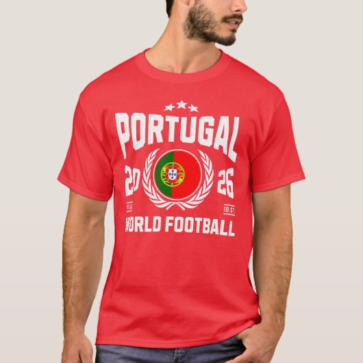 Portugal Voetbal 2026 T-shirt (Voorkant)