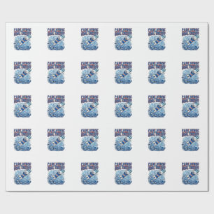 Portugal Voetbal 2026 Voetbal Vet Land Typografie Cadeaupapier