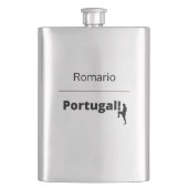 Portugal Voetbal, aanpasbaar Flacon (Voorkant)