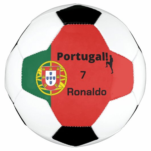 Portugal Voetbal, aanpasbaar Voetbal (Voorkant)