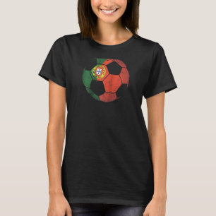 Portugal Voetbal Flag Jersey Portugal Footb. T-shirt