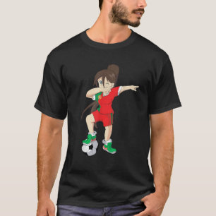 Portugal Voetbal Football Dab Dabbing Meisje met J T-shirt