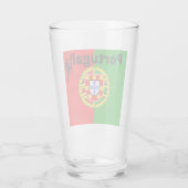 Portugal Voetbal Glas (Achterkant)