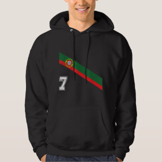 Portugal Voetbal nummer 7 Portugese Football Sport Hoodie