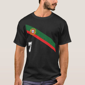 Portugal Voetbal nummer 7 Portugese Football Sport T-shirt