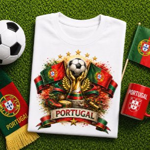 Portugal Voetbal Portugese Voetbal Wereldkampioens T-shirt