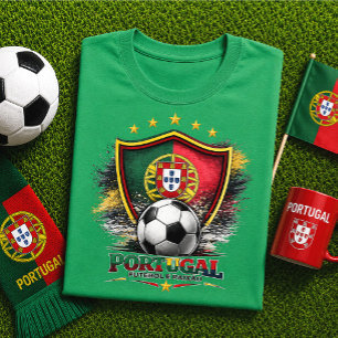 Portugal Voetbal Portugese Voetbal Wereldkampioens T-shirt