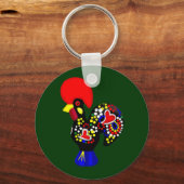 Portugal Voetbal Sleutelhanger (Voorkant)