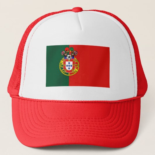 Portugal Voetbal Trucker Pet (Voorkant)