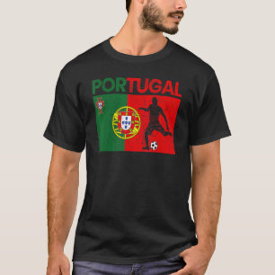  Portugal Voetbal vlag Portugal Portugal T-shirt