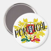 Portugal Wapenmunt Magnet (Voorkant / Achterkant)