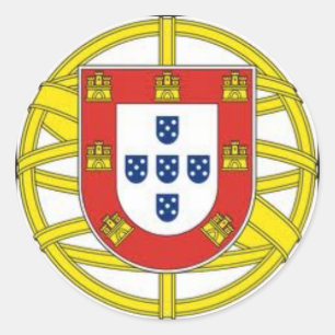 Portugal* Wereldbol Sticker Escudo Portugues Aesiv