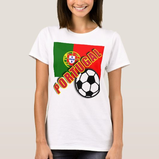 PORTUGAL World Soccer Fan Tshirts (Voorkant)