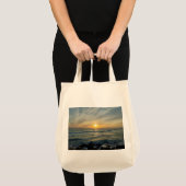 Portugal Zonsondergang Sereniteit Boodschappentas Tote Bag (Voorkant (product))