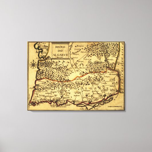 PortugalPanoramaPortugal Canvas Afdruk (Voorkant)