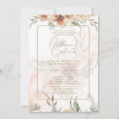 Portuge gebruik | Casamento Boho Capim dos Pampas Kaart (Voorkant)