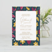 Portuge gebruik | Casamento Flores Folclóricas Rús Kaart (Staand voorkant)