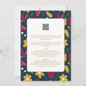 Portuge gebruik | Casamento Flores Folclóricas Rús Kaart (Achterkant)