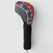 Portugees Amerikaans Golfheadcover (Schuin)