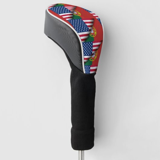Portugees Amerikaans Golfheadcover (Schuin)