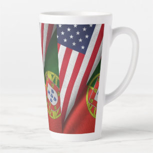 Portugees Amerikaans Latte Mok