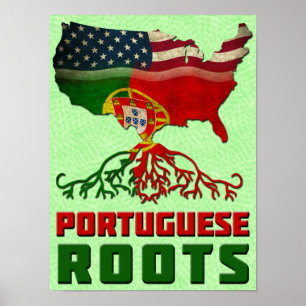 Portugees Amerikaans Poster afdrukken
