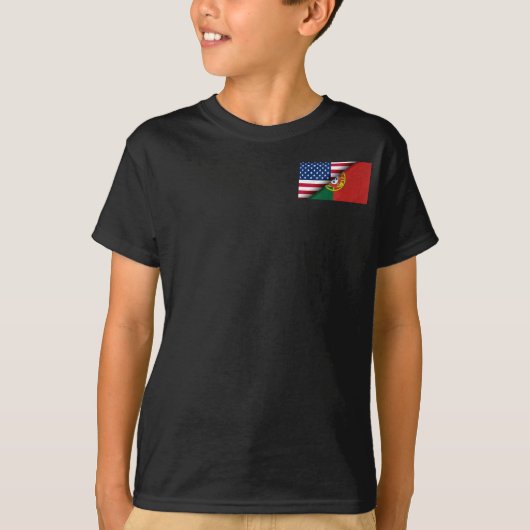 Portugees Amerikaans T-shirt (Voorkant)