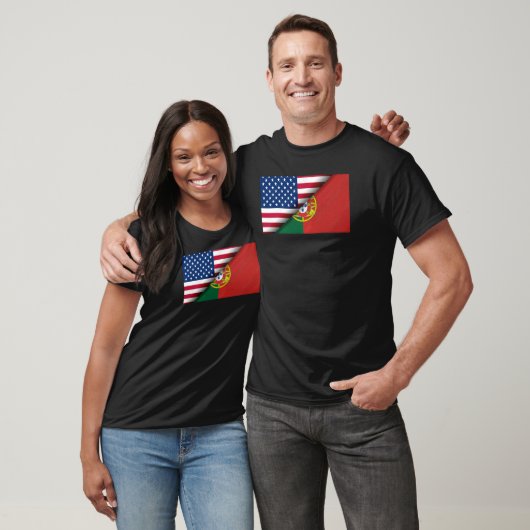 Portugees Amerikaans T-shirt (Unisex)