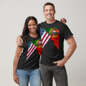 Portugees Amerikaans T-shirt (Unisex)