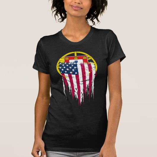 Portugees Amerikaans T-shirt (Voorkant)