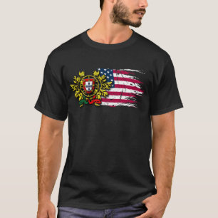 Portugees Amerikaans T-shirt