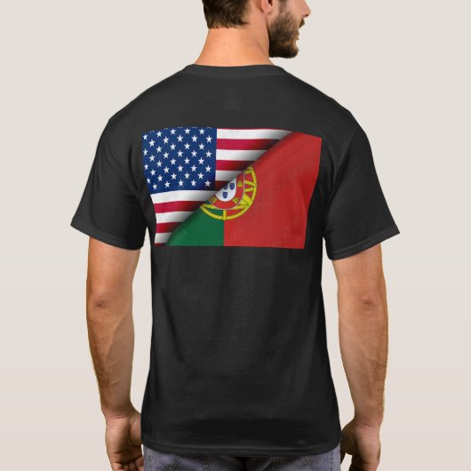 Portugees Amerikaans T-shirt (Achterkant)