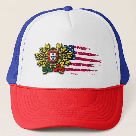 Portugees Amerikaans Trucker Pet (Voorkant)