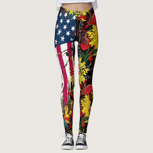 Portugees-Amerikaanse Leggings (Voorkant)