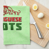 Portugees-Amerikaanse theehanddoeken Theedoek (Quarter Fold)