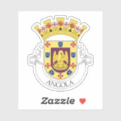 Portugees Angola voorgesteld wapen (1932) Sticker (Vel)