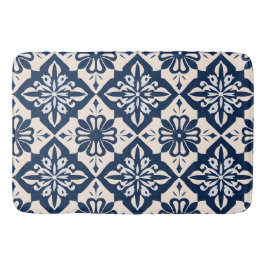 Portugees Azulejo Blauw en Wit Badmat