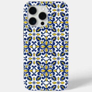 Portugees Azulejo Classic Decorative Tile Pattern iPhone 15 Pro Max Hoesje