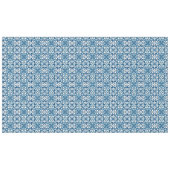 Portugees Azulejo Fleur De Lis Tafelkleed (Voorkant (Horizontaal))