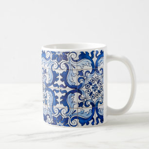 Portugees Azulejo Glazed Tegels Koffiemok