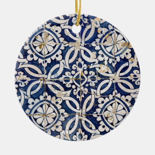  Portugees Azulejo Keramisch Ornament (Voorkant)