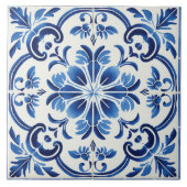 Portugees Azulejo Pattern Tegeltje (Voorkant)